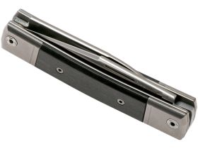 Складной нож LionSteel BestMan Two blades, сталь M390, рукоять Ebony