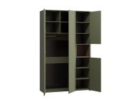 Распашной шкаф Висмар 3-153x240 Оливковый