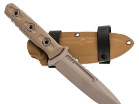 Тактический нож N.C.Custom Parachuter сталь AUS-10, покрытие Stonewash, рукоять Tan G10