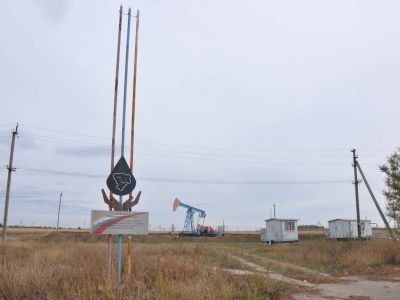 Место, где был получен первый фонтан нефти
