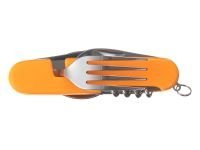 Нож перочинный Stinger 109 мм, 8 функций, оранжевый, в блистере