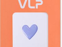 Наклейка VLP 3D фиолетовое сердце