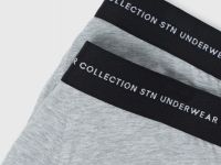 Трусы-брифы, 2 шт., Серый