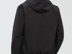 Ветровка-бомбер со съемным капюшоном