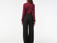 Женские брюки Lacoste из смеси шерсти и вискозы