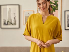 Платье Respiro, горчица