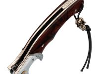 Складной нож Steelclaw Запад-01, сталь VG10/дамаск, рукоять палисандр