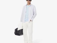 Мужская хлопковая футболка Lacoste с коротким рукавом