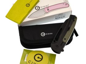 Складной нож CIVIVI Sentinel Strike, сталь K110, рукоять алюминий/FRN, черный/зеленый