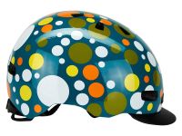 Nutcase Шлем защитный Nutcase Street Polka Face, цвет Синий-Оранжевый, ростовка S