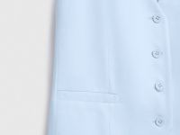 Жилет на пуговицах, Голубой