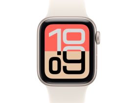 Смарт-часы Apple Watch SE Gen 3 44mm Starlight Aluminum Case with Starlight Sport Band (S/M)