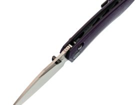 Складной нож Tuotown Wiz, сталь T10S, рукоять Purple G10