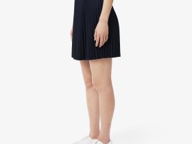 Короткая плиссированная юбка Lacoste