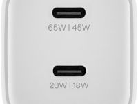 Сетевое зарядное устройство uBear Bridge 2xUSB-C, 65Вт белый
