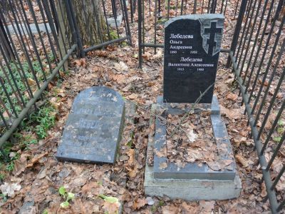 Могила Лебедева А.Б. (1883-1941), электротехника