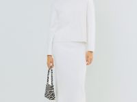 Джемпер плотной вязки, Белый