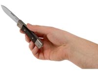 Складной нож LionSteel BestMan Drop, сталь M390, рукоять Ebony