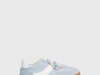 Кеды с обвесами для девочек, Голубой