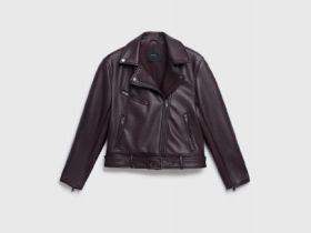 Куртка из искусственной кожи, Фиолетовый