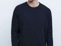 Базовый объёмный лонгслив, Черный