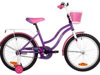 Детский велосипед Novatrack Tetris 20, год 2025, цвет Фиолетовый