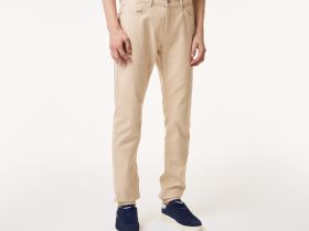 Мужские облегающие брюки-чинос Lacoste