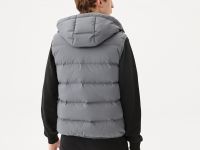 Мужской утеплённый жилет Lacoste с капюшоном