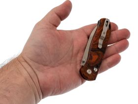 Складной нож Kizer Drop Bear, сталь Nitro-V, рукоять дерево