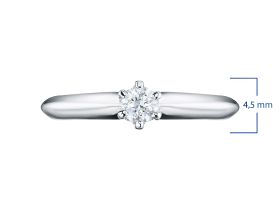 Классическое кольцо из серебра э0612кц04202996_white