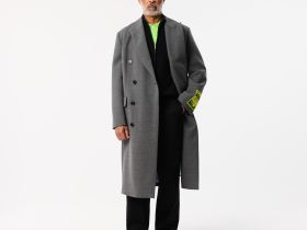 Мужской шерстяная свитер Lacoste на молнии