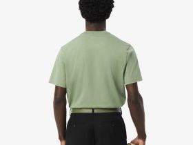 Мужская хлопковая футболка Lacoste с коротким рукавом