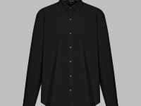 Рубашка прямого кроя с вискозой