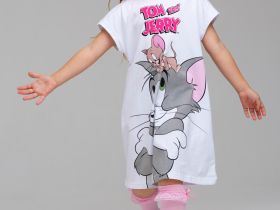 Сорочка ночная трикотажная для девочек