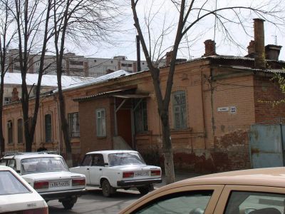 Памятное место, где родился и жил ученый в области горной механики и электромеханики академик АН УССР М.М. Федоров