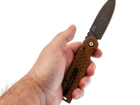 Складной нож Viking Nordway K629-2, сталь D2, рукоять G10 коричневый