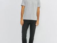 Футболка с V-образным вырезом, Серый