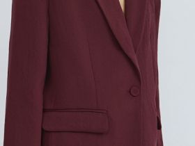 Однобортный жакет, Фиолетовый