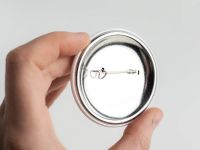 Набор значков с холстом Малевичъ, круглые 5,8 см, 3 шт