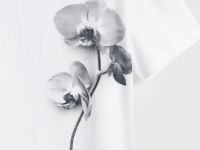 Футболка с цветочным принтом, Белый