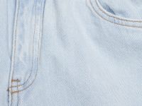 Джинсовые шорты на резинке с поясом, Голубой