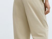 Брюки из микротвила, Бежевый