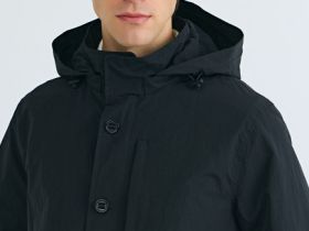 Куртка со съёмным капюшоном, Синий