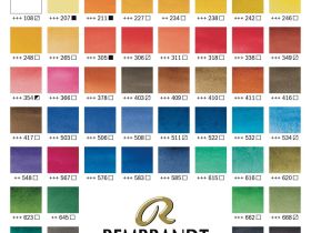 Набор акварели Talens "Rembrandt" 48 цв в метал. кор