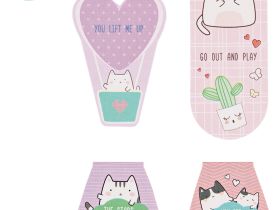 Закладки магнитные для книг MESHU "Say Meow" 4 шт