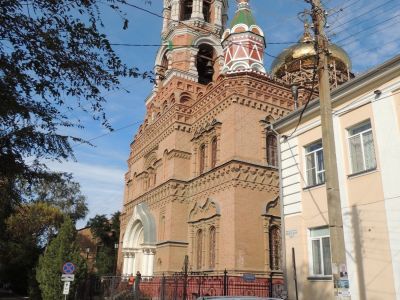 Церковь Казанской иконы, 1902-1907 гг., арх. Коржинский П.И. (?), Карягин С.И. (?), худож. Зейц, Серов, подрядчик Храмов