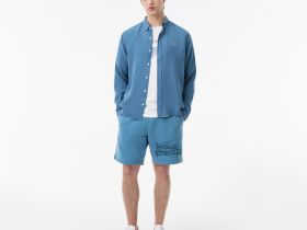 Мужская льняная рубашка Lacoste