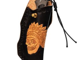 Складной нож Steelclaw Алыча, сталь ламинат SKD-11, рукоять алюминий/рог