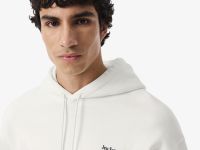 Мужская флисовая толстовка-худи Lacoste свободного кроя
