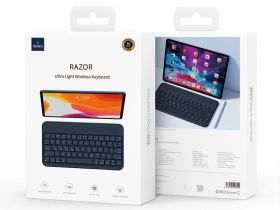 Беспроводная клавиатура WiWU Razor Ultra Light Wireless Keyboard русская раскладка (RZ-01) (темно-синий)